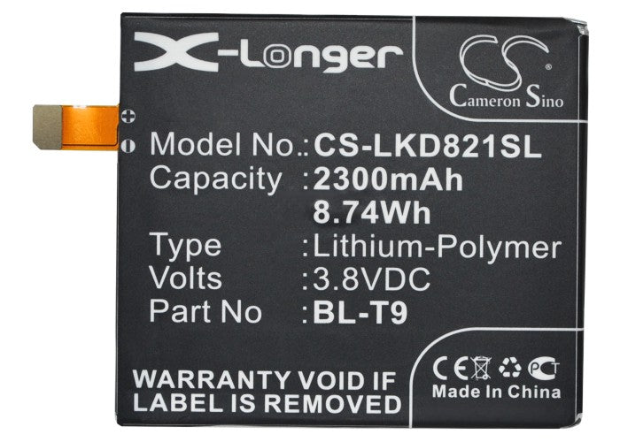 CS-LKD821SL : Battery for Google Nexus 5, Nexus 5 32GB, Nexus 5 16GB - Replaces LG BL-T9, EAC62078701
