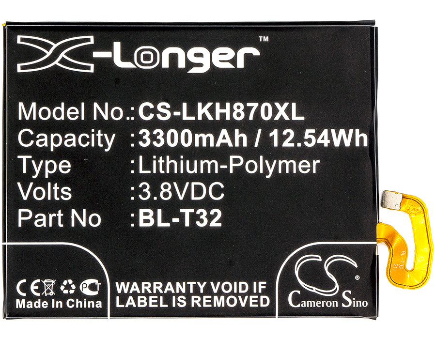 CS-LKH870XL : Battery for LG G6, G6 TD-LTE, LS993 and others - Replaces LG BL-T32, EAC63438701