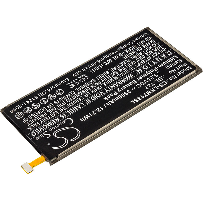 CS-LKM713SL : Battery for LG Q8 2018, Q815L, Q815S and others - Replaces LG BL-T37, EAC63958201