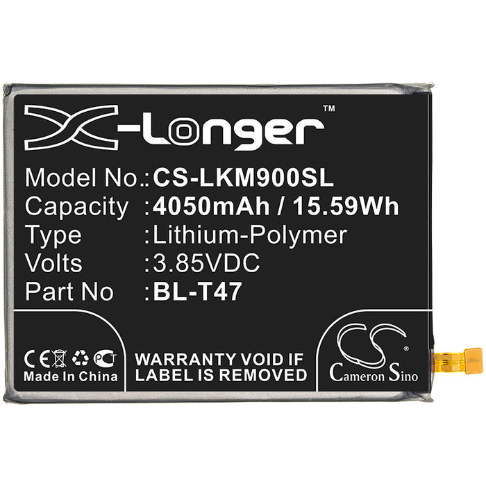 CS-LKM900SL : Battery for LG Velvet, LMG900TM, Velvet 5G and others - Replaces LG BL-T47, EAC64785301