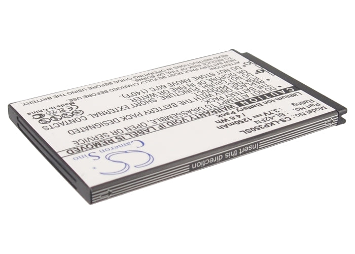 CS-LKP350SL : Battery for LG P350, Optimus Me, C550 - Replaces LG BL-42FN