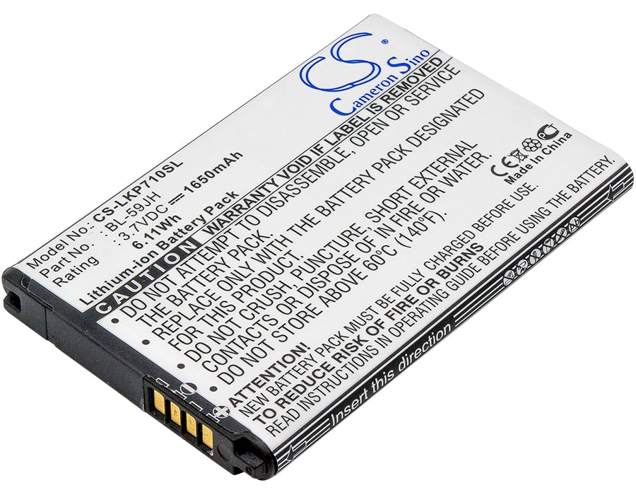 CS-LKP710SL : Battery for Verizon ENACT, Lucid 2, VS870 - Replaces Verizon EAC61998402, BL-59JH