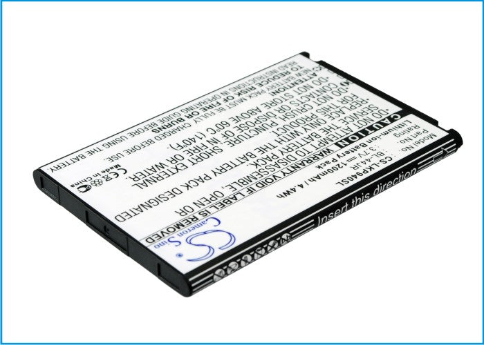 CS-LKP940SL : Battery for LG P940, Prada 3.0, K2 and others - Replaces LG BL-44JR, EAC61738301, EAC61738201