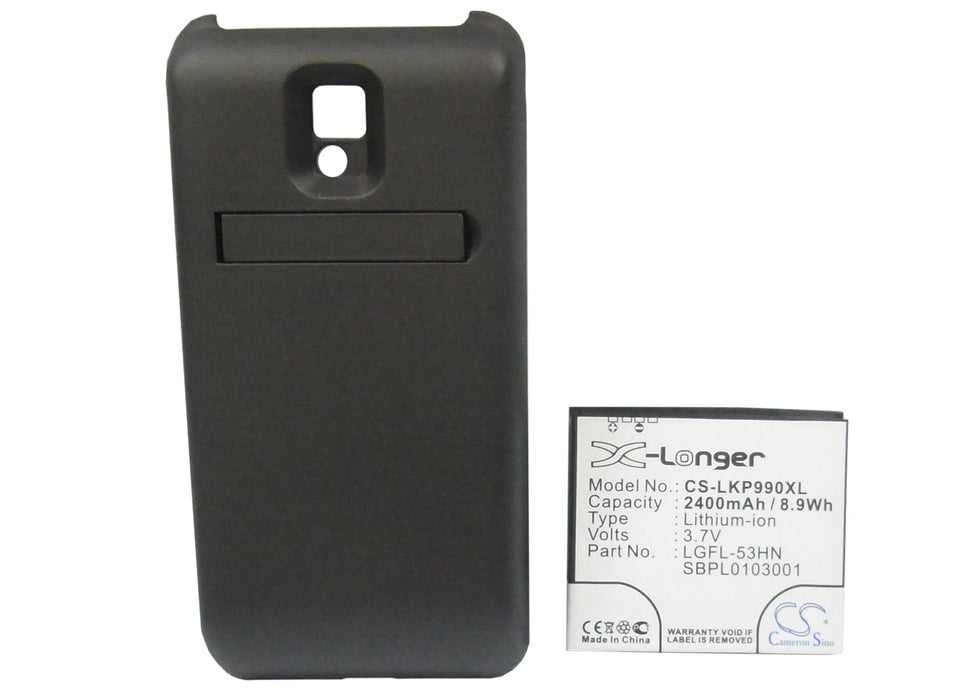 CS-LKP990XL : Battery for LG P990, Optimus 2X, Optimus Speed and others - Replaces LG SBPL0103001, FL-53HN