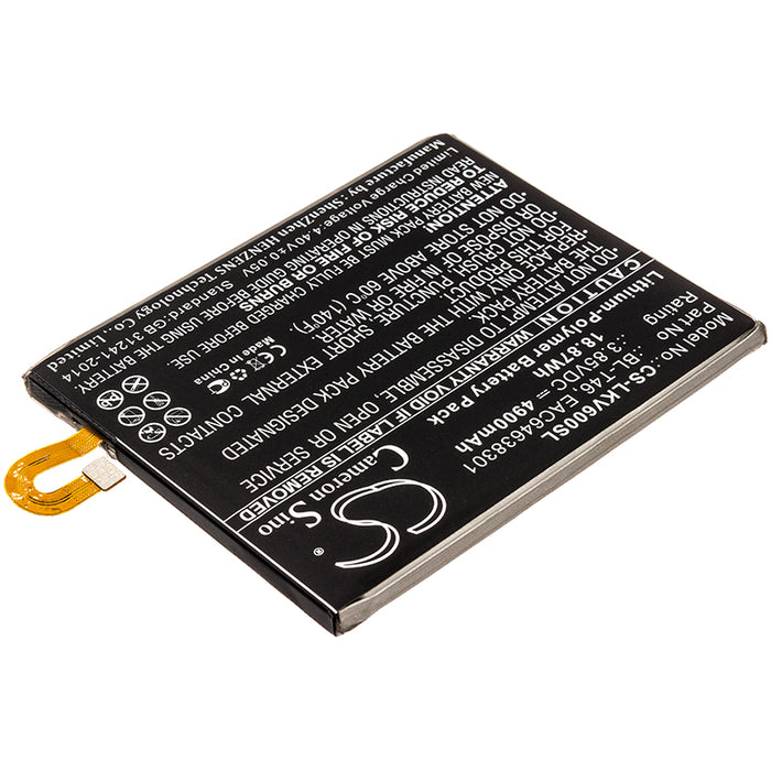 CS-LKV600SL : Battery for LG V60, V60 ThinQ, LMV600VM and others - Replaces LG BL-T46, EAC64638301