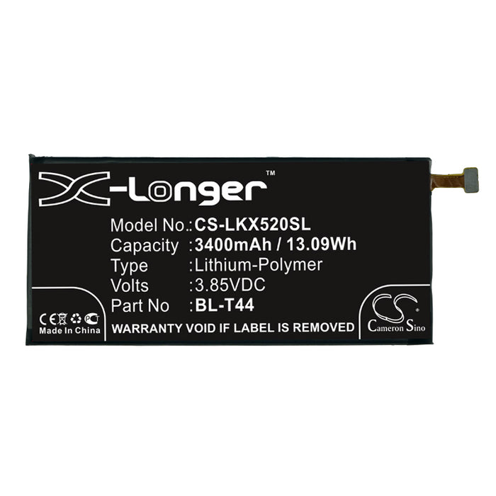 CS-LKX520SL : Battery for LG Stylo 5, LMQ720PS, LMQ720CS and others - Replaces LG BL-T44, EAC64518701, EAC64538301