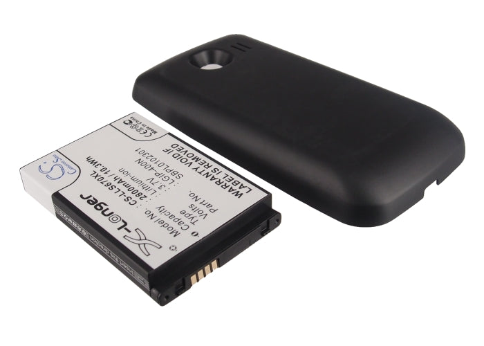 CS-LLS670XL : Battery for LG LS670, Optimus S - Replaces LG LGIP-400N, SBPL0102301