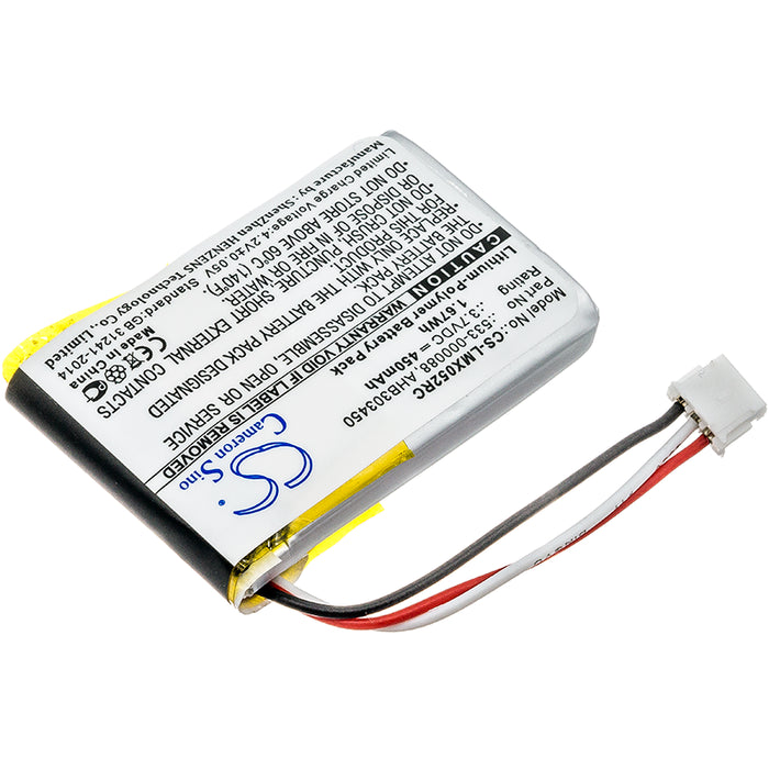 CS-LMX052RC : Battery for Logitech MX Master, MX Anywhere 2, 910-004362 and others - Replaces Logitech AHB303450, L/N: 1412, 533-000120 and others