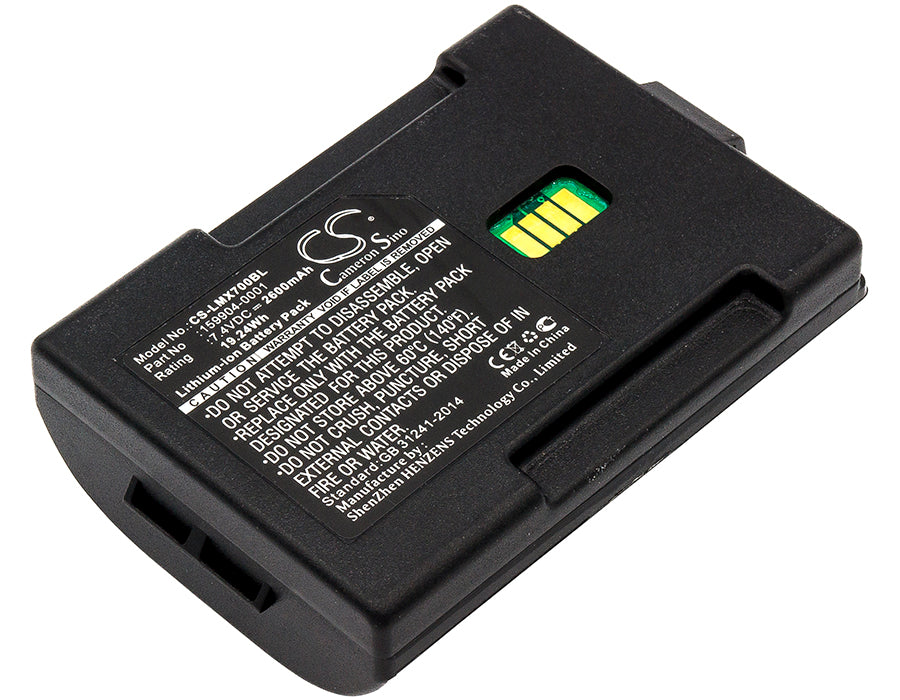 CS-LMX700BL : Battery for Honeywell TXE TECTON MX7 - Replaces HONEYWELL 159904-0001, 163467-0001, MX7A380BATT and others