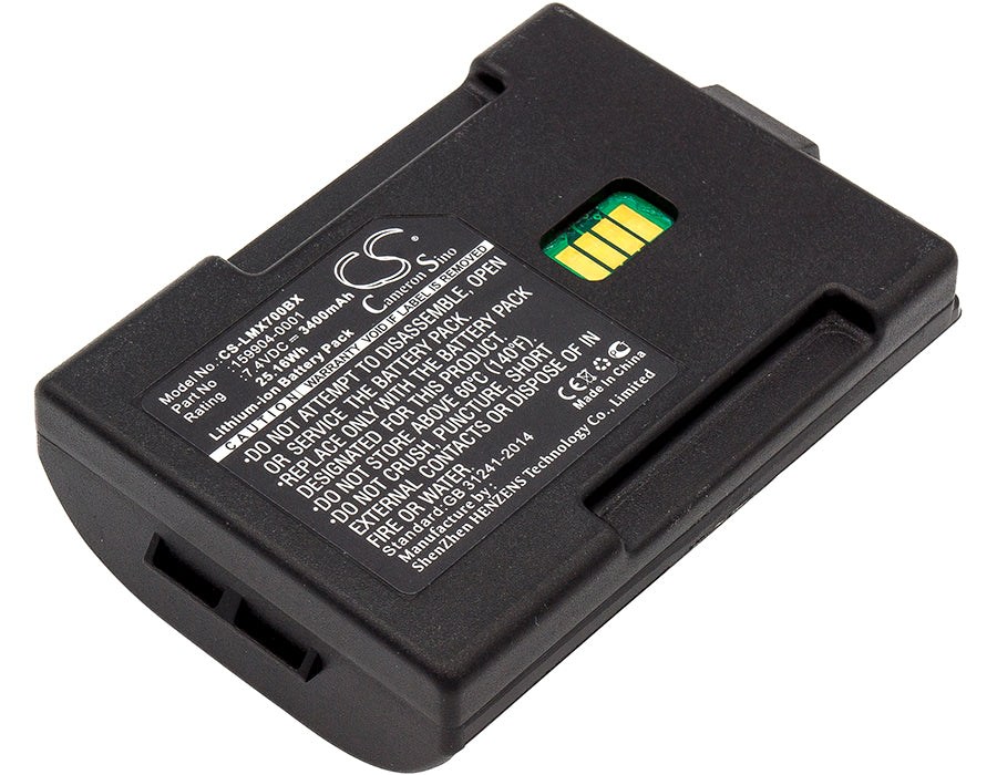 CS-LMX700BX : Battery for Honeywell TXE TECTON MX7 - Replaces HONEYWELL 159904-0001, 163467-0001, MX7A380BATT and others