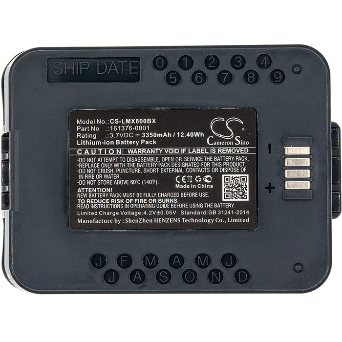 CS-LMX800BX : Battery for LXE MX8 - Replaces LXE 161376-0001, MX8A380BATT