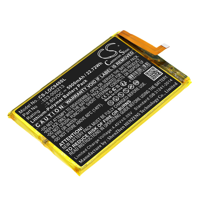 CS-LOC940SL : Battery for Logitech G Cloud, 940-000198, GR0006 - Replaces Logitech 533-000213