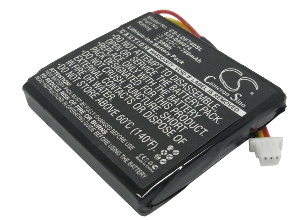 CS-LOF740SL : Battery for Logitech G930, F540, 981-000257 - Replaces Logitech 533-000074