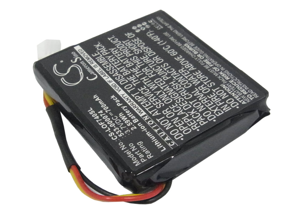 CS-LOF740SL : Battery for Logitech G930, F540, 981-000257 - Replaces Logitech 533-000074