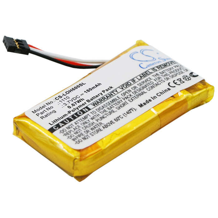 CS-LOH600SL : Battery for Logitech H600 981-000341 - Replaces Logitech 1110, 533-000071