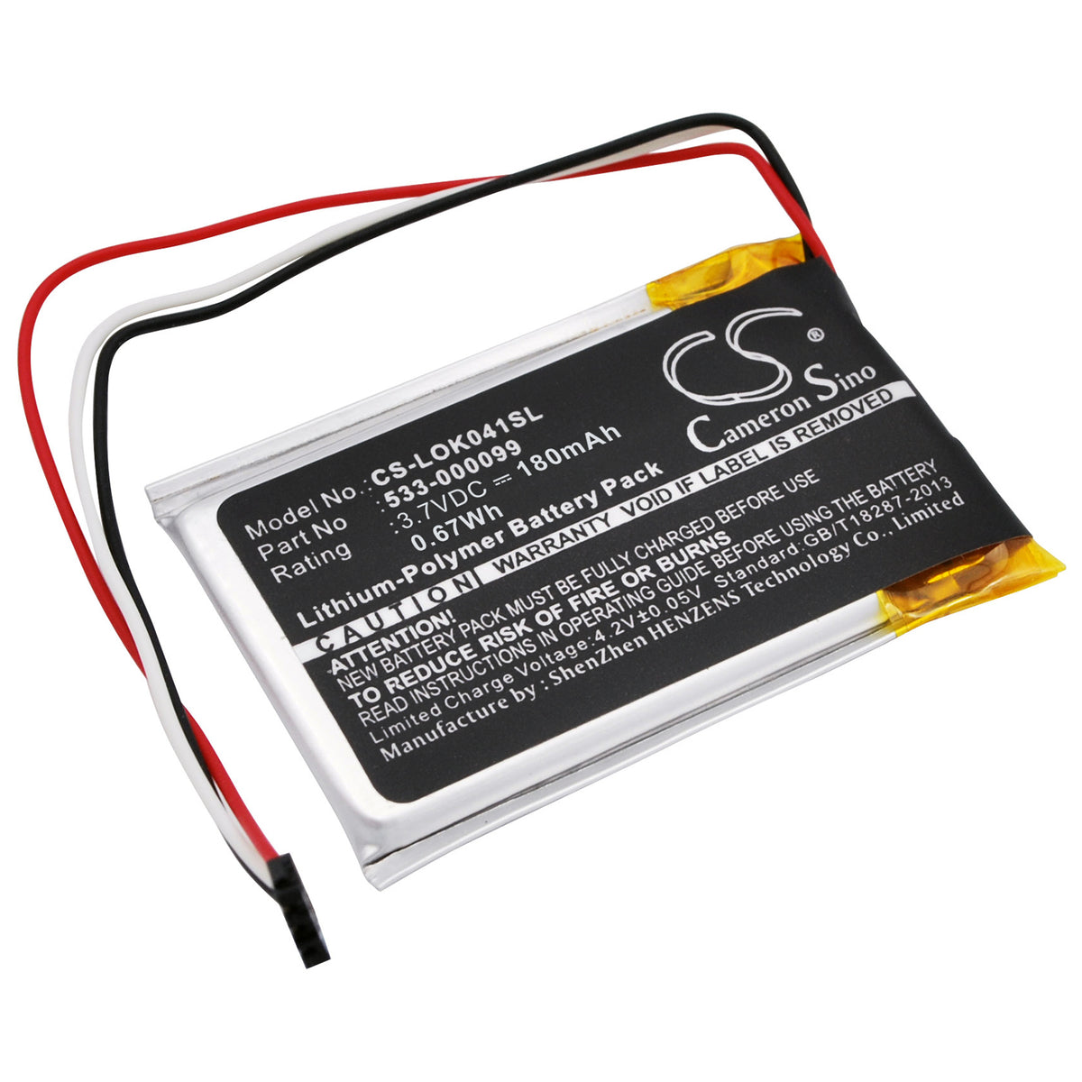 CS-LOK041SL : Battery for Logitech Keys-To-Go, ik1041 - Replaces Logit ...