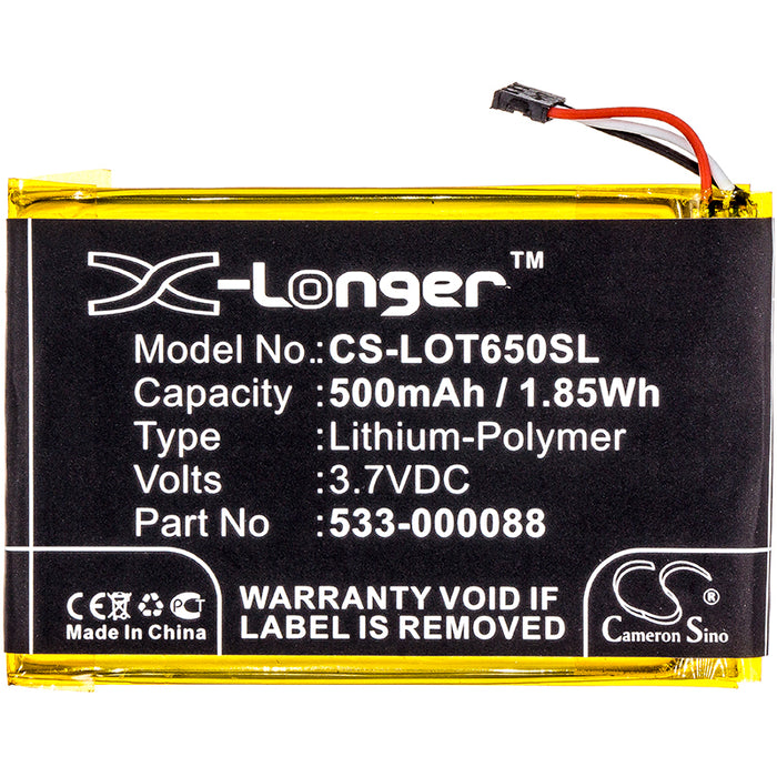 CS-LOT650SL : Battery for Teufel Real Blue NC - Replaces Logitech 533-000088, HB303450, 1506