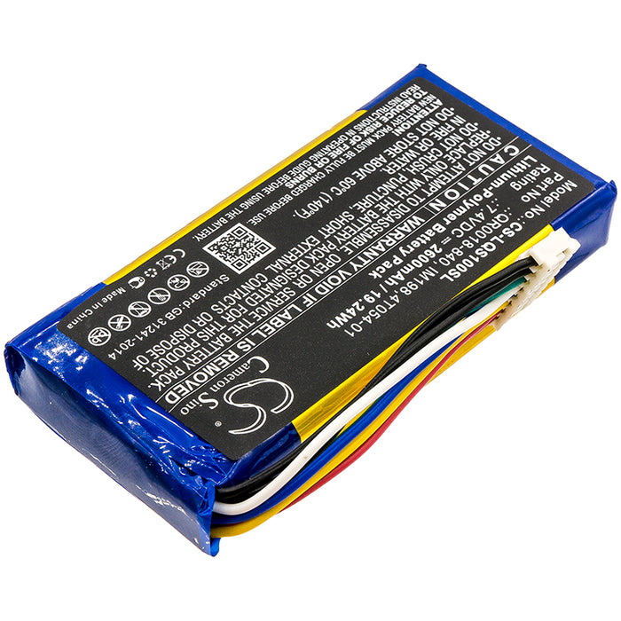 CS-LQS100SL : Battery for Qolsys IQ Panel - Replaces Qolsys QR0018-840, IM198, 4T054-01