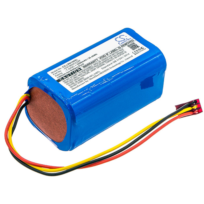 CS-LRN100SL : Battery for Lazer Runner Compatible 6800 mAh 4 Cell Li-Ion Battery Pack - Replaces Lazer Runner ICR18650 2S2P