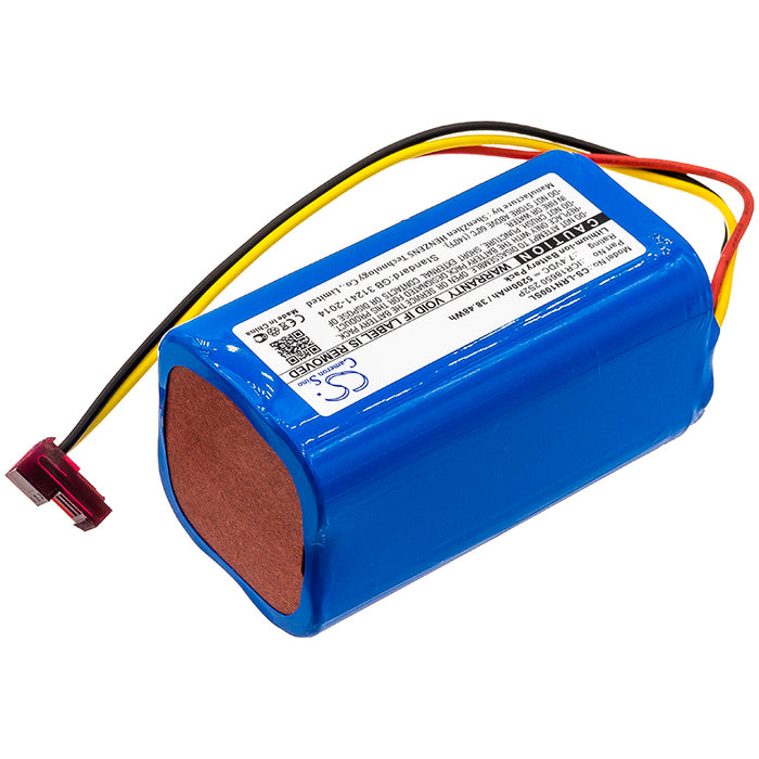 CS-LRN100SL : Battery for Lazer Runner Compatible 6800 mAh 4 Cell Li-Ion Battery Pack - Replaces Lazer Runner ICR18650 2S2P