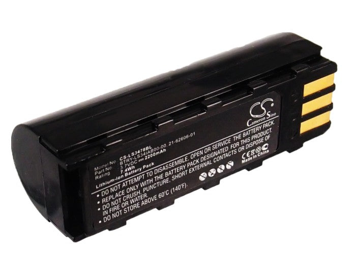 CS-LS3478BL : Battery for Honeywell 8800 - Replaces Symbol BTRY-LS34IAB00-00, 21-62606-01