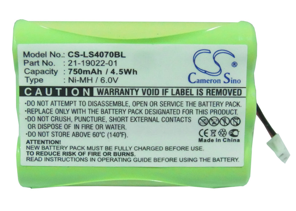 CS-LS4070BL : Battery for Symbol LS4070, LS4071, LS4074 and others - Replaces Symbol 21-19022-01, H4071-M