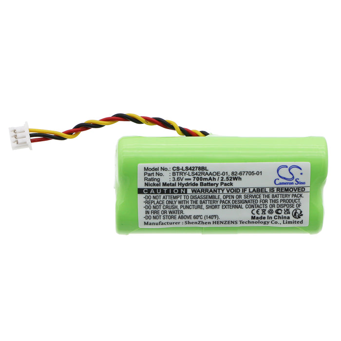 CS-LS4278BL : Battery for Symbol LS4278, LS4278-M, DS6878 and others - Replaces Symbol BTRY-LS42RAAOE-01, 82-67705-01