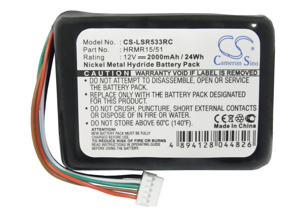 CS-LSR533RC : Battery for Logitech Squeezebox Radio, XR0001, X-R0001 - Replaces Logitech 533-000050, NT210AAHCB10YMXZ, HRMR15/51