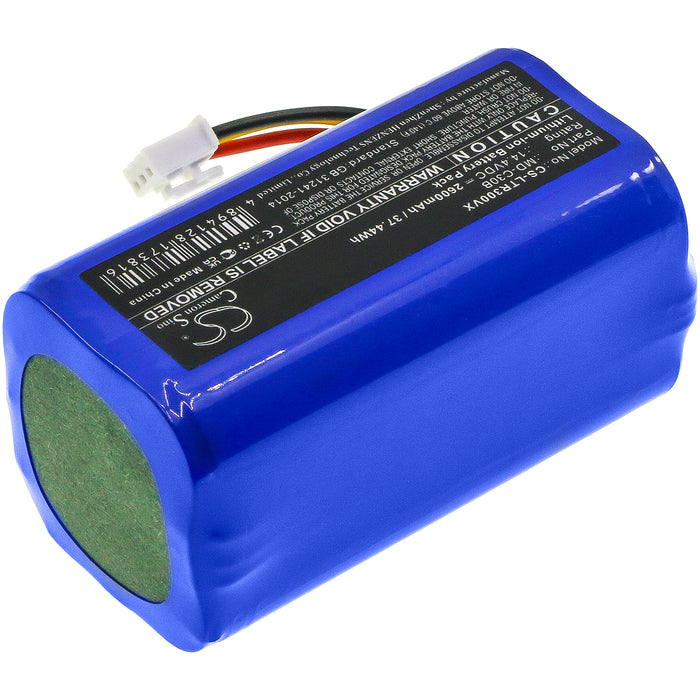 CS-LTR300VX : Battery for Liectroux E30, C30B, C30B 2D and others - Replaces Liectroux MD-C30B