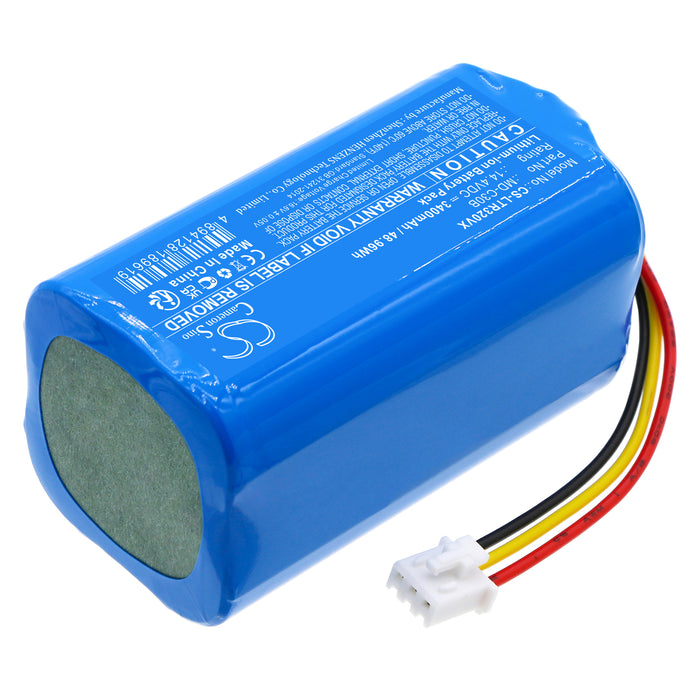 CS-LTR320VX : Battery for Liectroux E30, C30B, C30B 2D and others - Replaces Liectroux MD-C30B