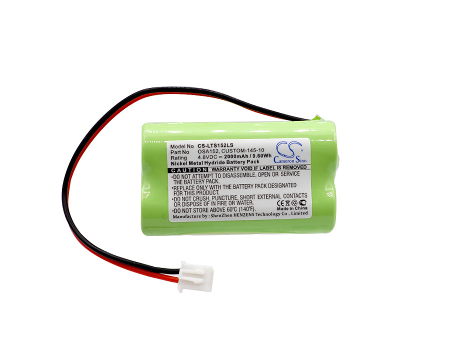 CS-LTS152LS : Battery for Lithonia Lithonia Daybright D-AA650BX4 Squared Shape, D-AA650BX4, it Signs - Replaces Lithonia OSA152, CUSTOM-145-10