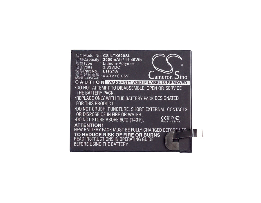 CS-LTX620SL : Battery for LeEco Le 2, Le 2 Pro - Replaces LeTV LTF21A