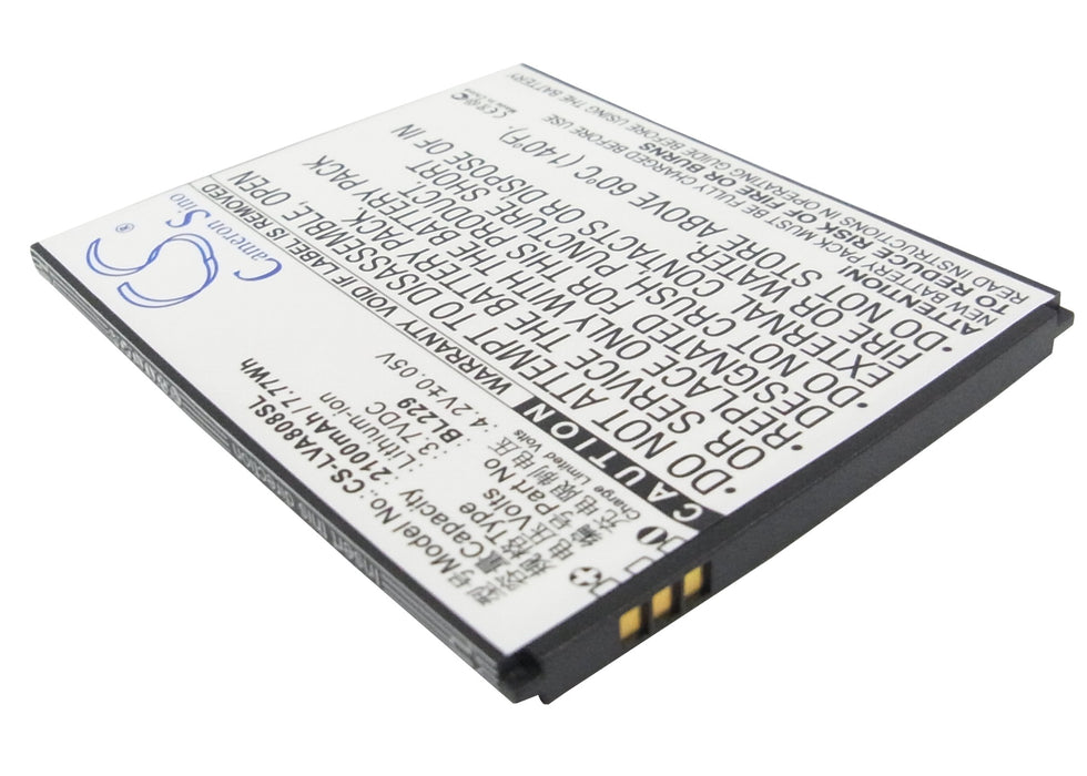 CS-LVA808SL : Battery for Lenovo A8, A808T, A806 - Replaces Lenovo BL229