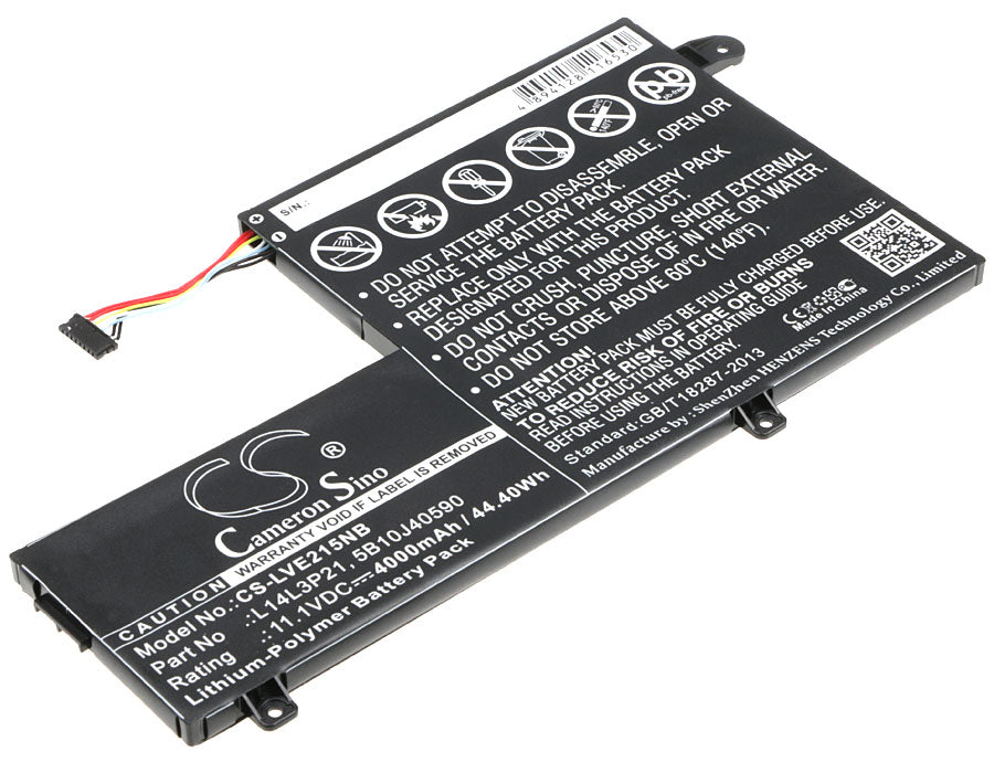 CS-LVE215NB : Battery for Lenovo Edge 2-1580, Edge 2-1580 80QF, Edge 2 (2-1580) and others - Replaces Lenovo L14L3P21, 5B10J40590, 5B10G78609 and others