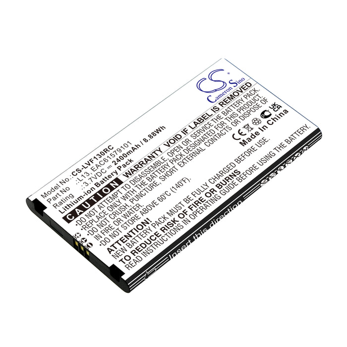 CS-LVF130RC : Battery for NTT Docomo L09C, AGL29141, L13 and others - Replaces NTT Docomo L13, EAC61579101