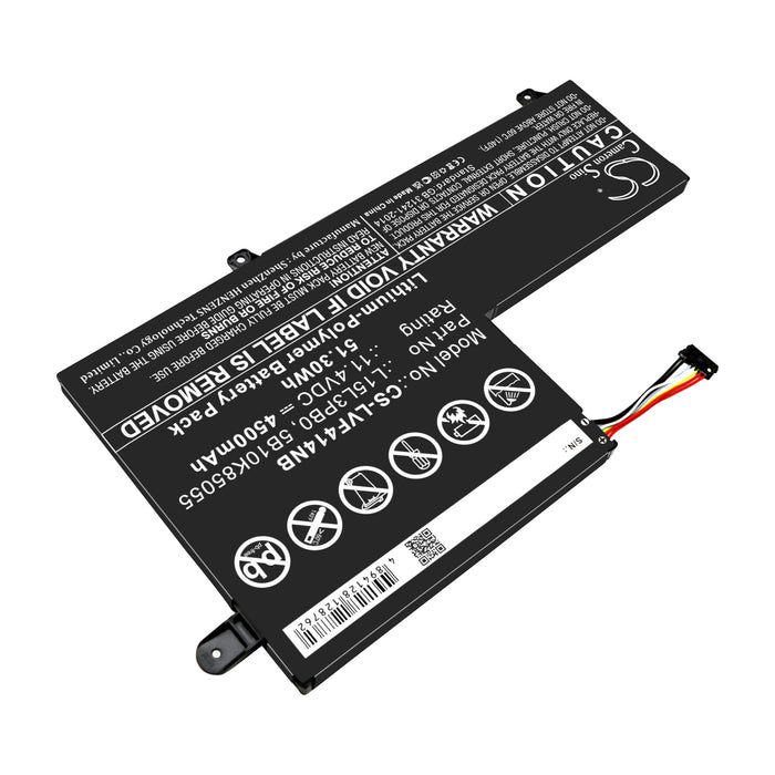 CS-LVF414NB : Battery for Lenovo Flex 4 1470, Flex 4 1480, 80SA0002US and others - Replaces Lenovo L15L3PB0, 5B10K85055, 5B10K84492 and others