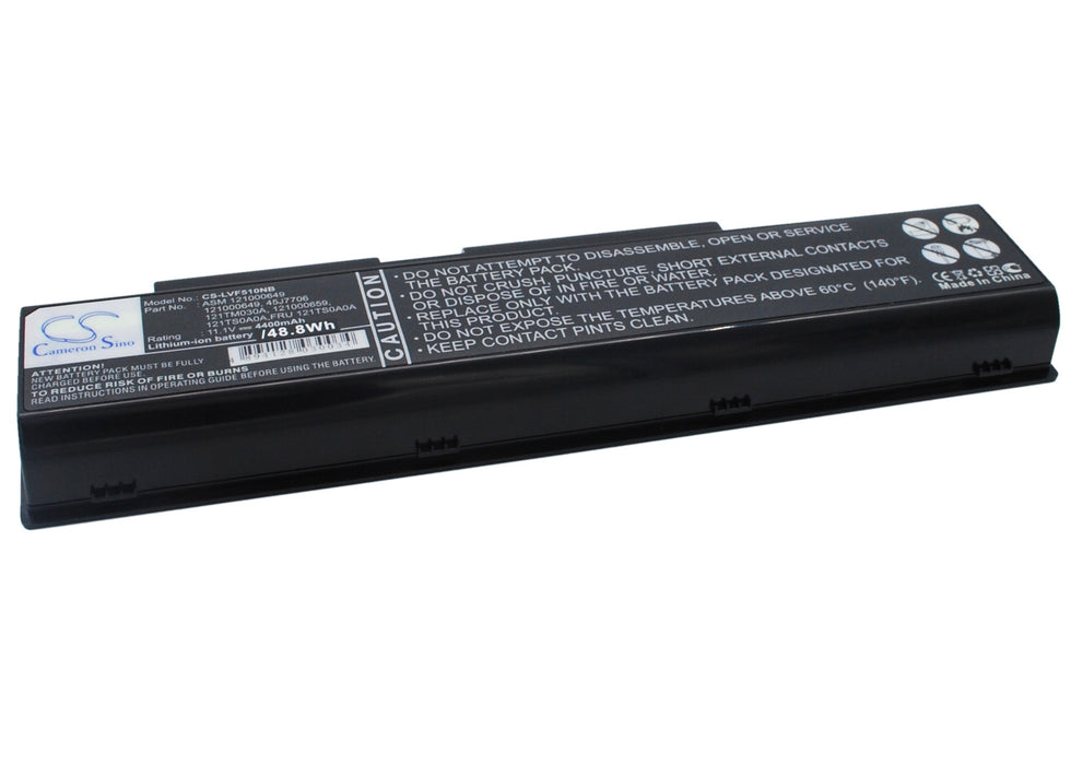 CS-LVF510NB : Battery for Lenovo IdeaPad Y710, IdeaPad Y730, IdeaPad Y530 and others - Replaces Lenovo 121TM030A, 121000659, 121TS0A0A and others