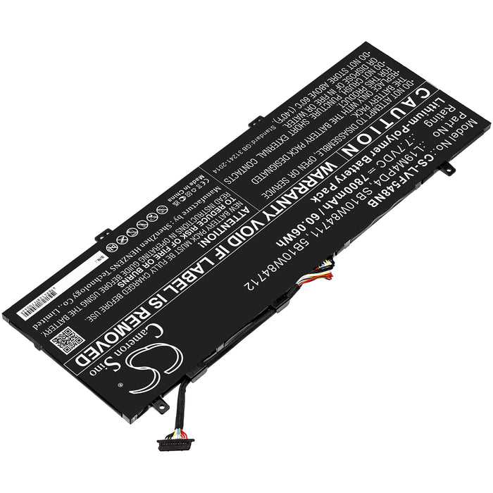 CS-LVF548NB : Battery for Lenovo Flex 5G, Flex 5G-14Q8CX05(81XE/82AK) - Replaces Lenovo L19M4PD4, SB10W84711, 5B10W84712