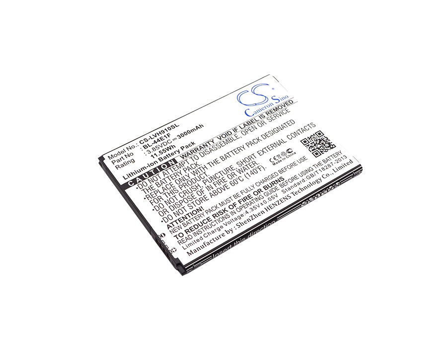 CS-LVH910SL : Battery for LG VS995, V20, H990ds and others - Replaces LG BL-44E1F, EAC63341101, PAC63320502