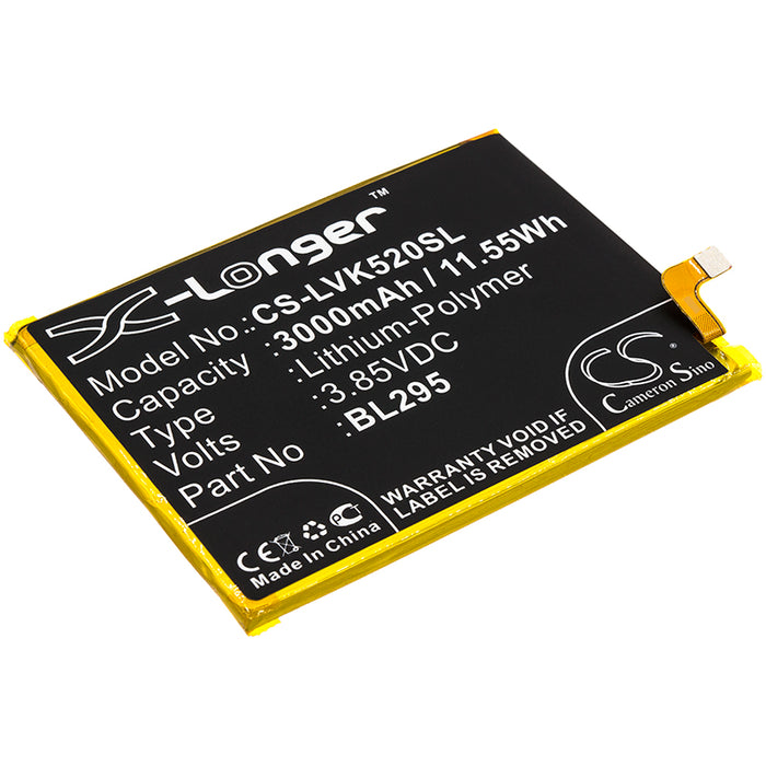 CS-LVK520SL : Battery for Lenovo K5s, K5s TD-LTE Dual SIM, PADL0006CN - Replaces Lenovo BL295