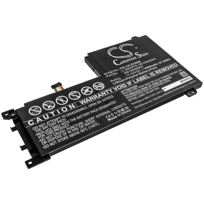 CS-LVL515NB : Battery for Lenovo IdeaPad 5-15IIL05 81YK003VMZ, IdeaPad 5-15IIL05, IdeaPad 5-15IIL05 81YK0038MX and others - Replaces Lenovo L19M3PF6, 5B10W86944, SB10W86952