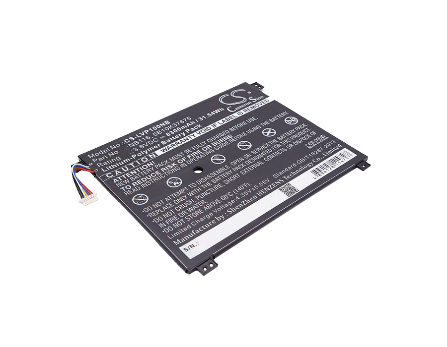 CS-LVP100NB : Battery for Lenovo IdeaPad 100S, IdeaPad 100S-11IBY 80R2, IdeaPad 100S-11IBY 80R2002HGE and others - Replaces Lenovo NB116, 1004036-196059-1, 5B10K37675