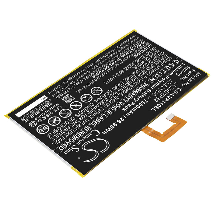CS-LVP110SL : Battery for Lenovo Tab P11, TB-J606F, TB-J607Z and others - Replaces Lenovo L20D2P32