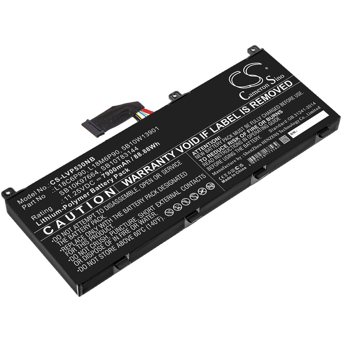 CS-LVP530NB : Battery for Lenovo Thinkpad P53, Thinkpad P53(20qna007cd), Thinkpad P53(20qna008cd) and others - Replaces Lenovo L18C6P90, L18M6P90, 5B10W13901 and others