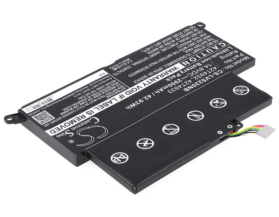 CS-LVS220NB : Battery for Lenovo Thinkpad Edge E220s, ThinkPad Edge E420S - Replaces Lenovo 42T4932, 42T4933, 42T4934 and others