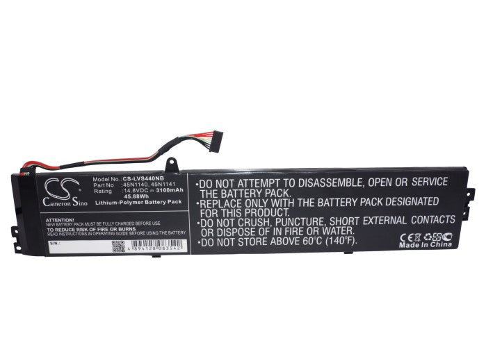 CS-LVS440NB : Battery for Lenovo Thinkpad S440, ThinkPad S440 20AY0019TW, ThinkPad S440 20AY003BCD and others - Replaces Lenovo 45N1140, 45N1141, 45N1138 and others