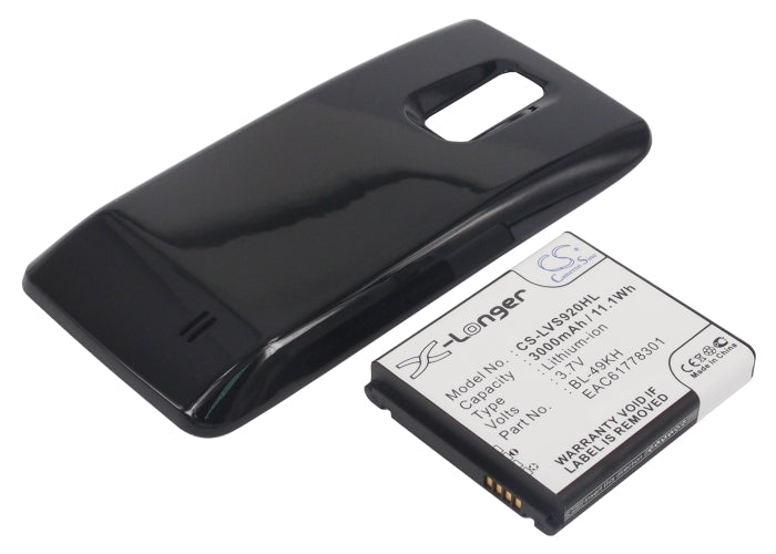 CS-LVS920HL : Battery for Verizon VS920, Spectrum, Spectrum VS920 and others - Replaces Verizon BL-49KH, EAC61778301