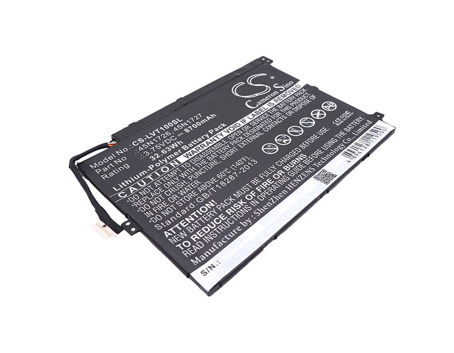 CS-LVT100SL : Battery for Lenovo Thinkpad 10, Z3795 - Replaces Lenovo 45N1726, 45N1727, 45N1728 and others