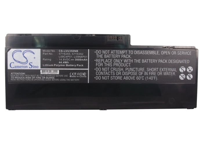 CS-LVU350NB : Battery for Lenovo IdeaPad U350, IdeaPad U350 20028, IdeaPad U350 2963 and others - Replaces Lenovo 57Y6265, 57Y6352, L09C4P01 and others