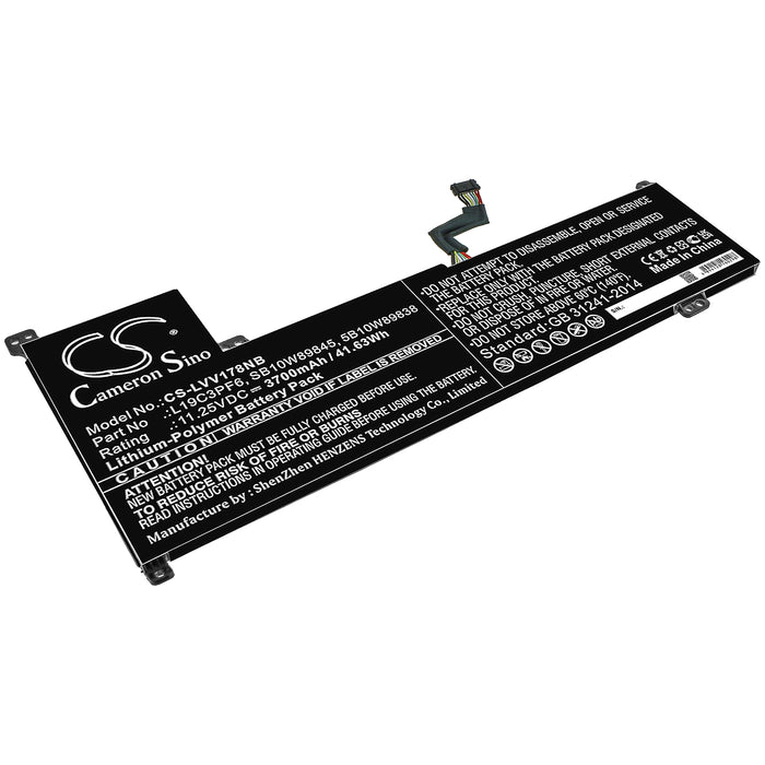 CS-LVV178NB : Battery for Lenovo V17-IIL (82GX), ideapad 3-17IML0 81WCCTO1WW, ideapad 3-17IML05 1WC007HAU - Replaces Lenovo L19C3PF6, SB10W89845, 5B10W89838